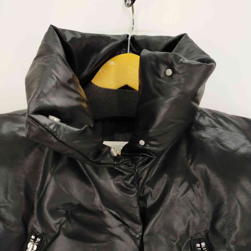 プランクプロジェクト PRANK PROJECT Vegan Leather Puffer Vest ダイアゴナルジップ レディース FREE