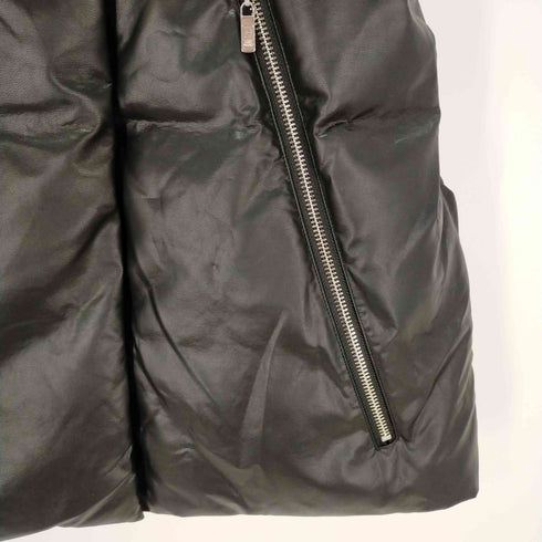 プランクプロジェクト PRANK PROJECT Vegan Leather Puffer Vest ダイアゴナルジップ レディース FREE