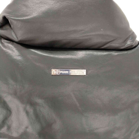 プランクプロジェクト PRANK PROJECT Vegan Leather Puffer Vest ダイアゴナルジップ レディース FREE