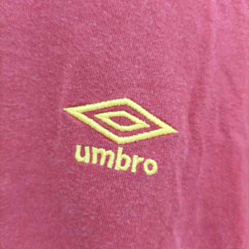アンブロ UMBRO ロゴ刺繍 クルーネック ショートスリーブTシャツ メンズ