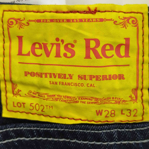 リーバイスレッド Levis RED LOT 502 テーパードデニムパンツ レディース W28 L32