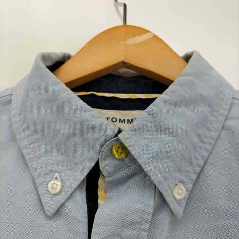 トミーヒルフィガー TOMMY HILFIGER ロゴワッペン ショートスリーブ ボタンダウンシャツ メンズ JPN:M