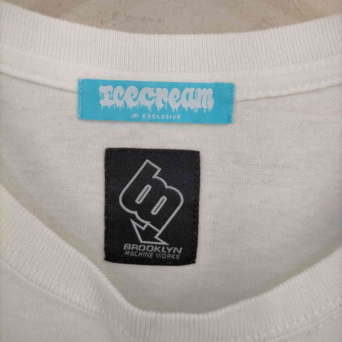 アイスクリーム ICE CREAM BROOKLYN MACHINE WORKS 両面プリントTシャツ メンズ JPN:XL