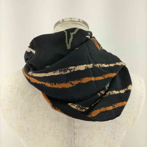 ハナエモリ HANAE MORI MADE IN ITALY 総柄シルク大判ストール レディース ONE SIZE