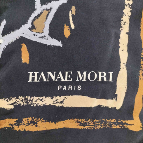 ハナエモリ HANAE MORI MADE IN ITALY 総柄シルク大判ストール レディース ONE SIZE
