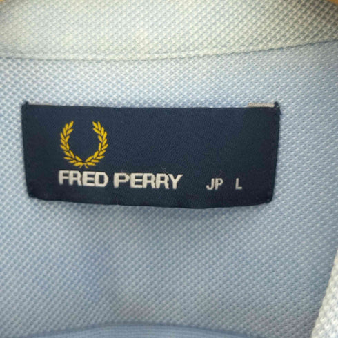 フレッドペリー FRED PERRY ロゴ刺繍 コットンポリ 鹿の子 ポロシャツ メンズ JPN:L