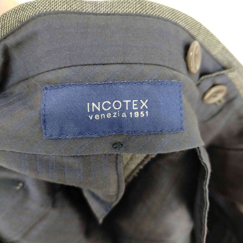 インコテックス INCOTEX SUPER 100S 002X1 センタープレススラックス メンズ 44
