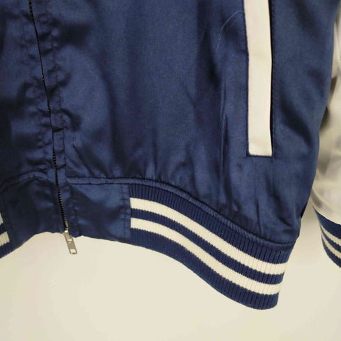 カンビオ CAMBIO バイカラーシンプルスカジャン 光沢 メンズ import:M