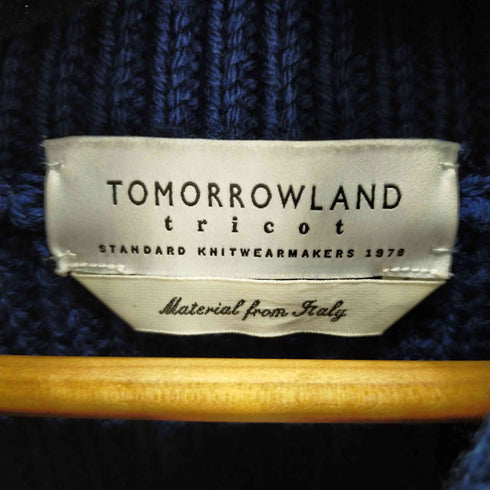 トゥモローランドトリコ TOMORROWLAND tricot ショールカラー厚手ニット メンズ import:M