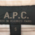 アーペーセー A.P.C. 90s フランス製 バンドカラーストライプ プルオーバーシャツ レディース import:S