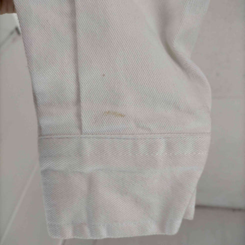 ザンダーゾウ XANDER ZHOU 17ss 山徳組 刺繍ホワイトデニムジャケット メンズ JPN:48