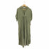 ザラ ZARA LINEN SLIT DRESS リネン スリットドレス スキッパーワンピース レディース import:M