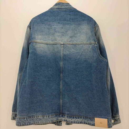 9ix ファイヤーマンノーカラーデニムジャケット メンズ JPN:XL