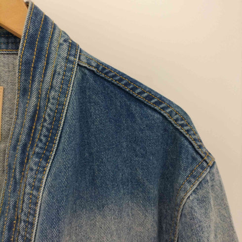 9ix ファイヤーマンノーカラーデニムジャケット メンズ JPN:XL