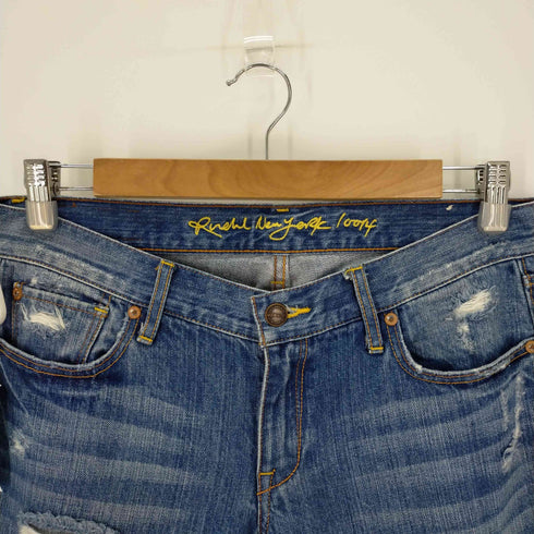ルールナンバー RUEHL No.925 ダメージ加工ベルボトムデニム レディース W28L33