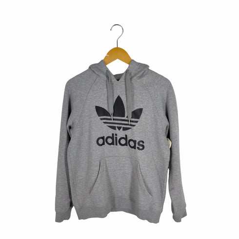 アディダス adidas トレフォイルロゴラグランフーディ― レディース JPN:L
