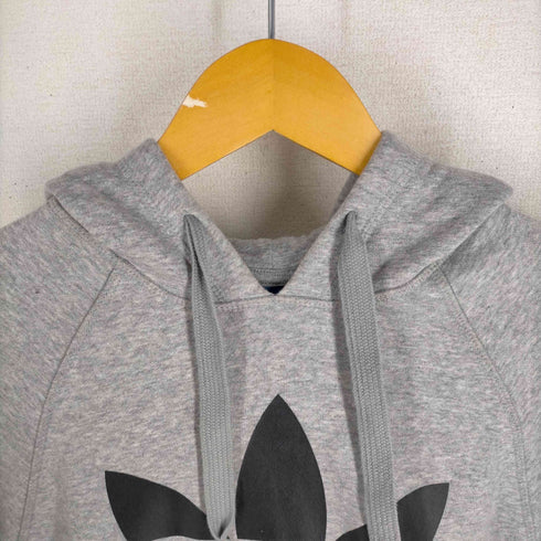 アディダス adidas トレフォイルロゴラグランフーディ― レディース JPN:L