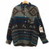Change Well 総柄 オールドワーク フランネルシャツ メンズ import:XL