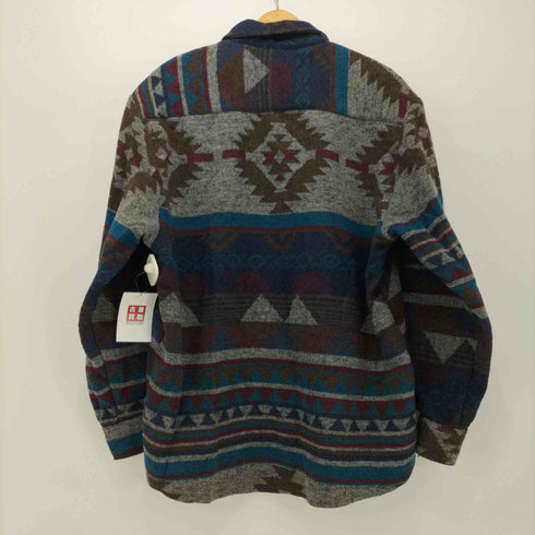 Change Well 総柄 オールドワーク フランネルシャツ メンズ import:XL