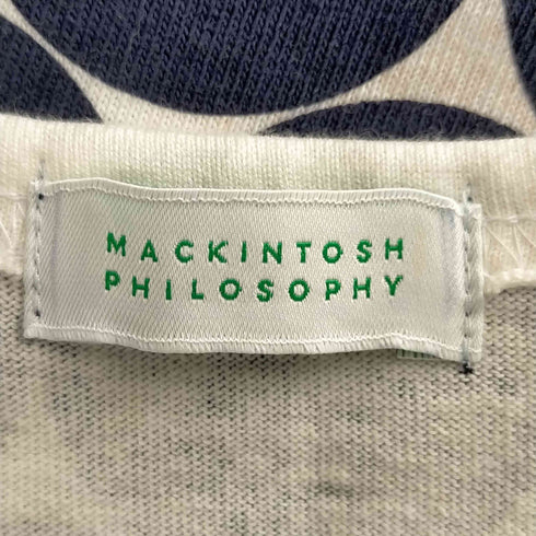 マッキントッシュフィロソフィー MACKINTOSH PHILOSOPHY ドットガラノースリーブカットソー レディース JPN:2