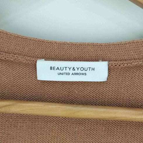 ビューティーアンドユースユナイテッドアローズ BEAUTY & YOUTH UNITED ARROWS BY 7分袖ショートVネックカーディガン レディース