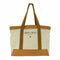 ジミーチュウ JIMMY CHOO GIVERNY M リネン レザー切替 トートバッグ レディース