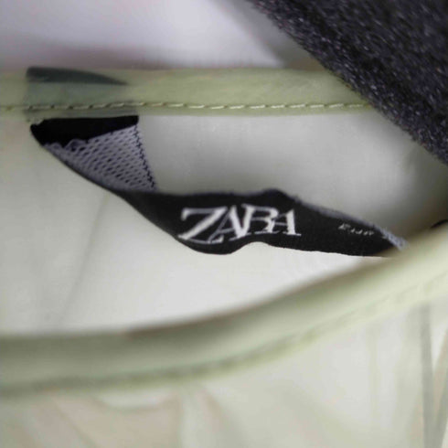 ザラ ZARA 花刺繍シアーブラウス レディース S