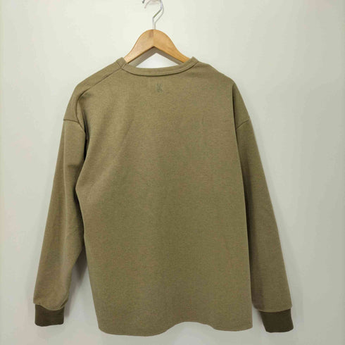 KaraKu 厚手リブ袖クルーネックTシャツ メンズ import:XL