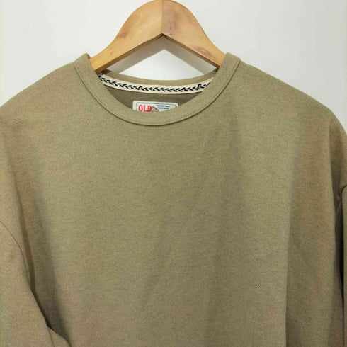 KaraKu 厚手リブ袖クルーネックTシャツ メンズ import:XL