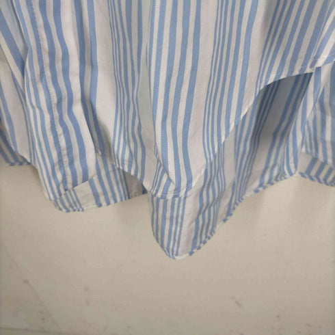 バグッタ Bagutta SALLY 比翼ボタン ストライプ柄 ノースリーブシャツ レディース JPN:XS