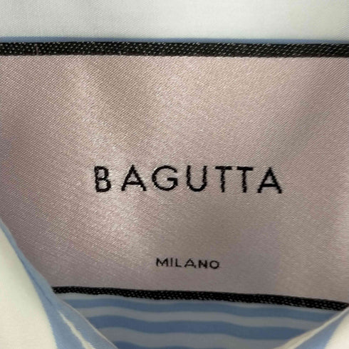 バグッタ Bagutta SALLY 比翼ボタン ストライプ柄 ノースリーブシャツ レディース JPN:XS