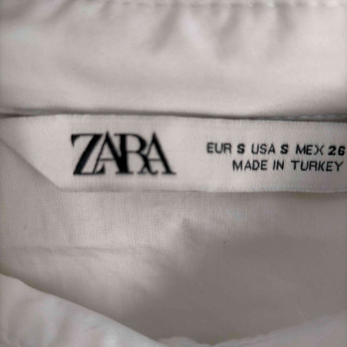 ザラ ZARA 比翼ボタン 長袖シャツ レディース JPN:S