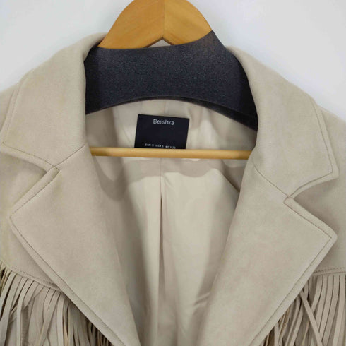 ベルシュカ BERSHKA スエードフリンジジャケット レディース S