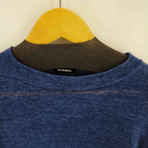 ディーゼル DIESEL L/Sダメージカットソー メンズ