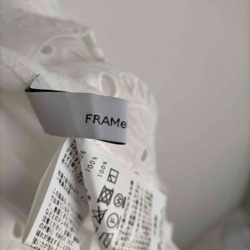 フレームワーク FRAMe WORK 22SS コットンシフォンブラウス レディース FREE