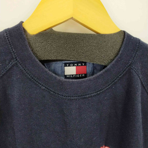 トミーヒルフィガー TOMMY HILFIGER バイカラークルーネックスウェットプルオーバー メンズ XL