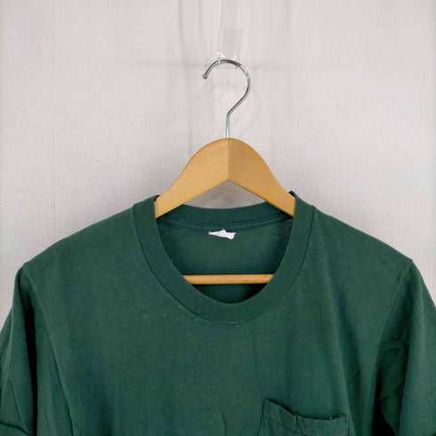フルーツオブザルーム FRUIT OF THE LOOM 80S シングルステッチ 無地 ポケット S/S TEE メンズ import:L