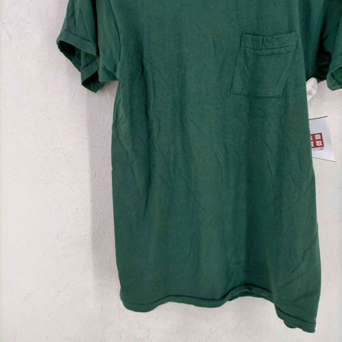 フルーツオブザルーム FRUIT OF THE LOOM 80S シングルステッチ 無地 ポケット S/S TEE メンズ import:L