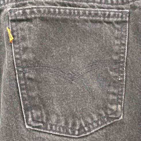 リーバイス Levis USA製 550 後染めブラックデニムパンツ メンズ W38