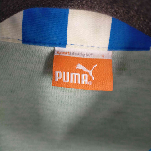 プーマ PUMA ボーダーポロシャツ メンズ