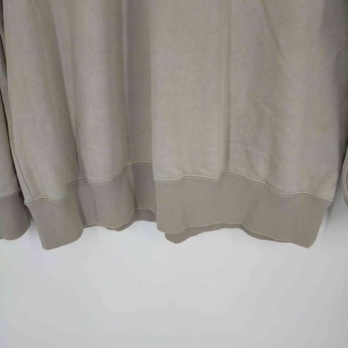 アデイインザライフユナイテッドアローズ A day in the life UNITED ARROWS 裏起毛 スエードクルーネックブルオーバー メンズ L