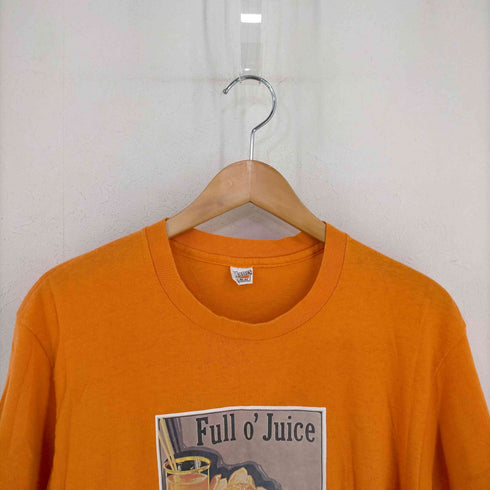 ヘインズ Hanes 70S USA製 シングルステッチ グラフィックプリント Tシャツ メンズ import:L