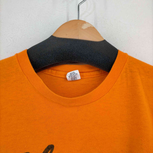 ヘインズ Hanes 70S USA製 シングルステッチ グラフィックプリント Tシャツ メンズ import:L