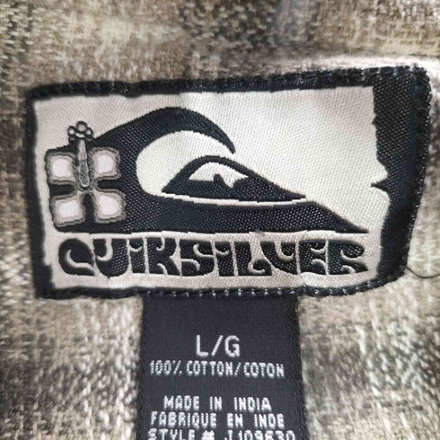 クイックシルバー Quiksilver 90s-00s L/S チェックシャツ メンズ JPN:L