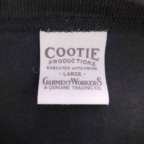 クーディプロダクション cootie productions 片ポケ パイル地Tシャツ メンズ JPN:L