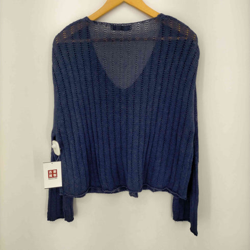 ザラ ZARA Vネック ローゲージニット レディース import:S