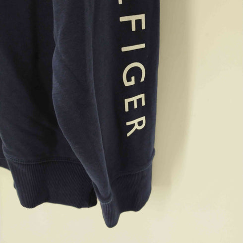 トミーヒルフィガー TOMMY HILFIGER 袖プリントクルーネックスウェット メンズ import:XL