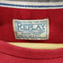 リプレイ REPLAY フェルトロゴ S/S TEE メンズ import:L