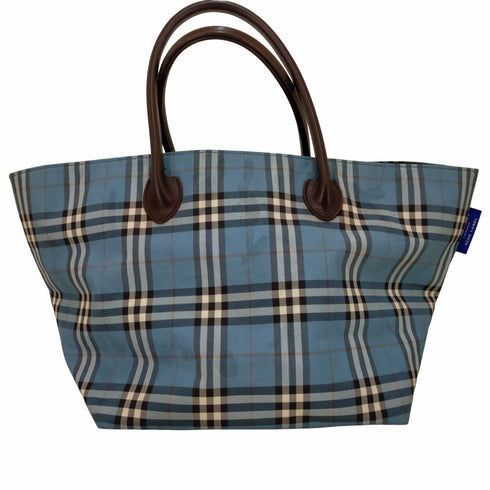 バーバリーブルーレーベル BURBERRY BLUE LABEL 舟形トートバッグ レディース