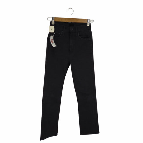マザーデニム MOTHER DENIM High Waisted Rider Ankle Jeans ブラックスキニーデニムパンツ レディース US:23